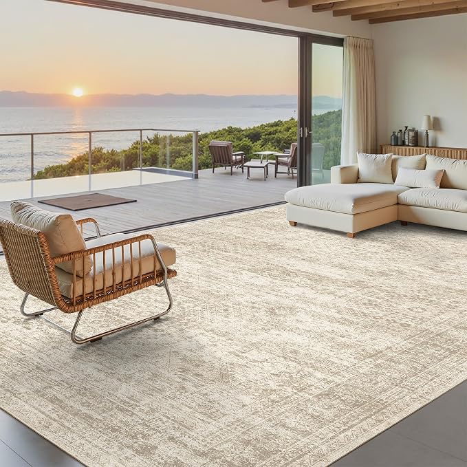 Soalmost Washable Area Rug 8x10, Large Soft Rugs - Image 2