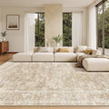 Madane Living Room 10x14 Area Rugs, Washable Low Pile Non-Slip Stain Resistant by Madane