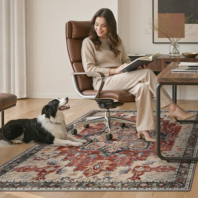 48"x60" Office Chair Mat for Hardwood Tile Floor, Under Desk Carpet Protector - Image 7