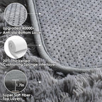 ONASAR Grey 6x9 Area Rugs for Living Room, Ultra Soft Plush Big Indoor Floor - Image 3