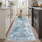 Soalmost Runner Rug 2'x6' Abstract Washable Non-Slip Runner Rugs by Soalmost