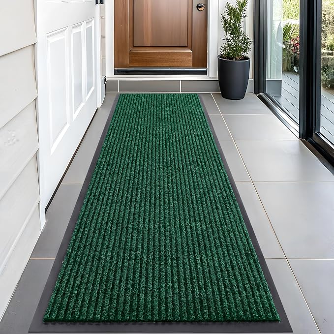 OLANLY Front Door Mat Indoor Outdoor Entrance, Waterproof Heavy Duty Doormat by OLANLY