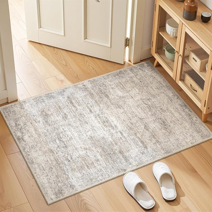 2x3 Washable Rug Runner for Bathroom, Soft Entryway Rug for Laundry Room - Image 3
