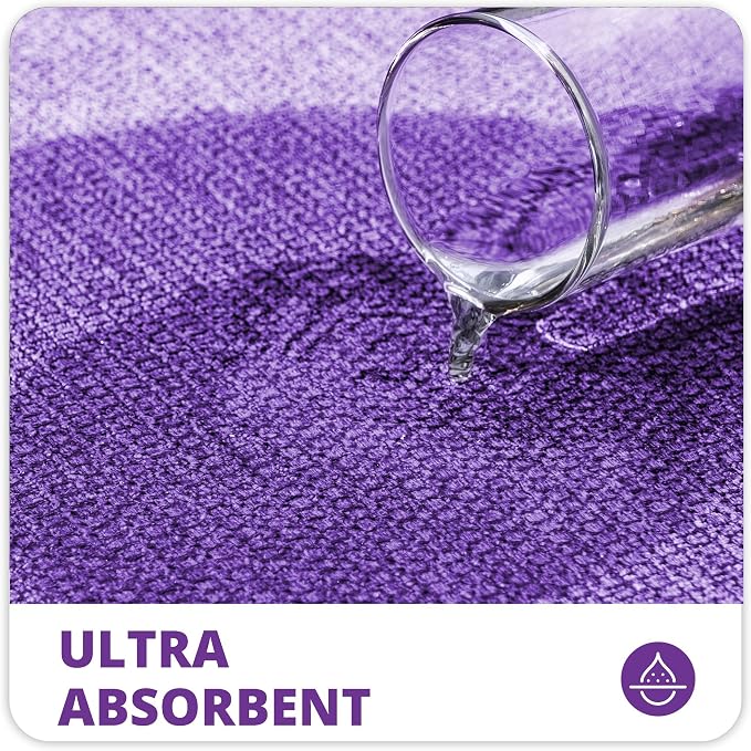 Bosap Bath Mat, Ultra Thin Bathroom Runner Rugs, Large Bath Mats - Image 3