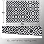SAND MINE Waterproof Outdoor Rug 4x6 ft, Plastic Reversible Rug, Modern Area Rug - Image 2