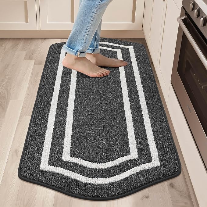 COSY HOMEER Kitchen Rugs and Mats 24"x48" Non Slip Kitchen Mats by COSYHOMEER