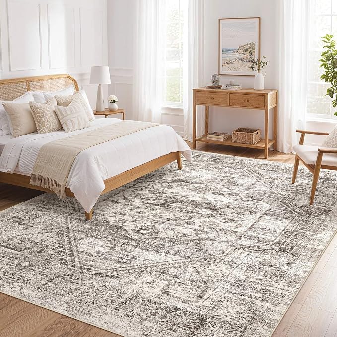 Vintage Living Room Area Rug 5x7 - Image 8
