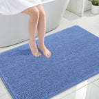OLANLY Large Bathroom Rugs 47x32, Soft Absorbent Chenille Bath Rugs, Rubber by OLANLY