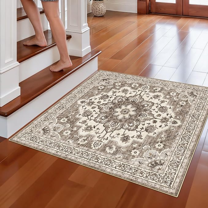 TOPRUUG Beige Washable Entry Rug - Image 2