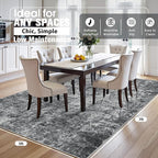 5x7 Area Rugs for Living Room Rug Washable: Abstract Rug for Dining Room - Image 2