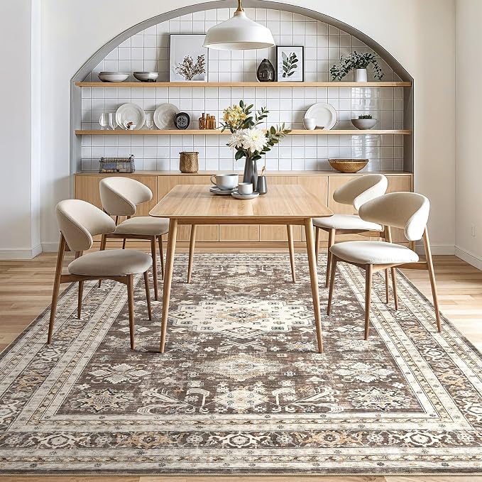 Vintage Living Room Area Rug 10x11 - Image 7