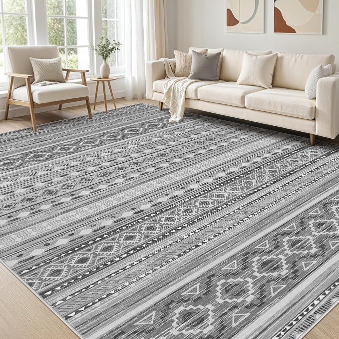 cotiled 5x8 Area Rugs Living Room Rug: Washable Boho Rugs by COTILED