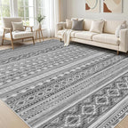 cotiled 5x8 Area Rugs Living Room Rug: Washable Boho Rugs by COTILED