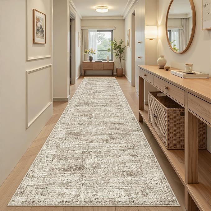 Soalmost Runner Rug 3x12 Washable Non-Slip Hallway Runner Rugs - Image 2