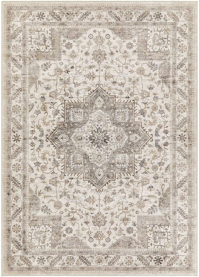 Vintage Living Room Area Rug 5x8 - Image 8