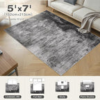 DMOYEST 5x7 Area Rug - Image 8