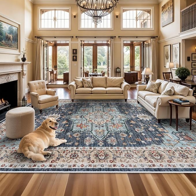 TOPRUUG Washable Oriental Area Rug by TOPRUUG