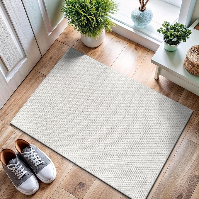 CAMILSON Easy Jute Rug 2x3, Indoor Outdoor Off-White Farmhouse Area Rugs by CAMILSONIndoorOutdoorAreaRugs