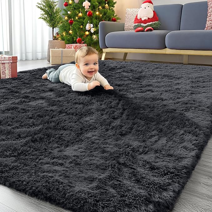 OLANLY 7x8 Machine Washable Large Area Rugs by OLANLY