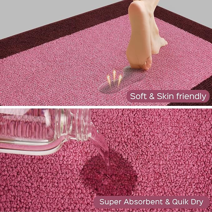 Machine Washable Kitchen Rug 24" x 70", Non Slip Kitchen Mat - Image 2