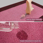 Machine Washable Runner Rug 24" x 84", Non Slip Kitchen Mat - Image 2