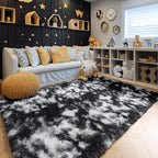 Amdrebio Black White Grey Area Rugs - Image 8