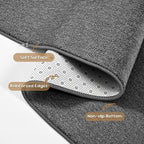 Pettop 5x7 Black Grey Area Rugs - Image 6