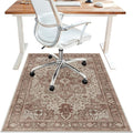 48"x60" Office Chair Mat for Hardwood Tile Floor, Under Desk Carpet Protector by BESBLEE