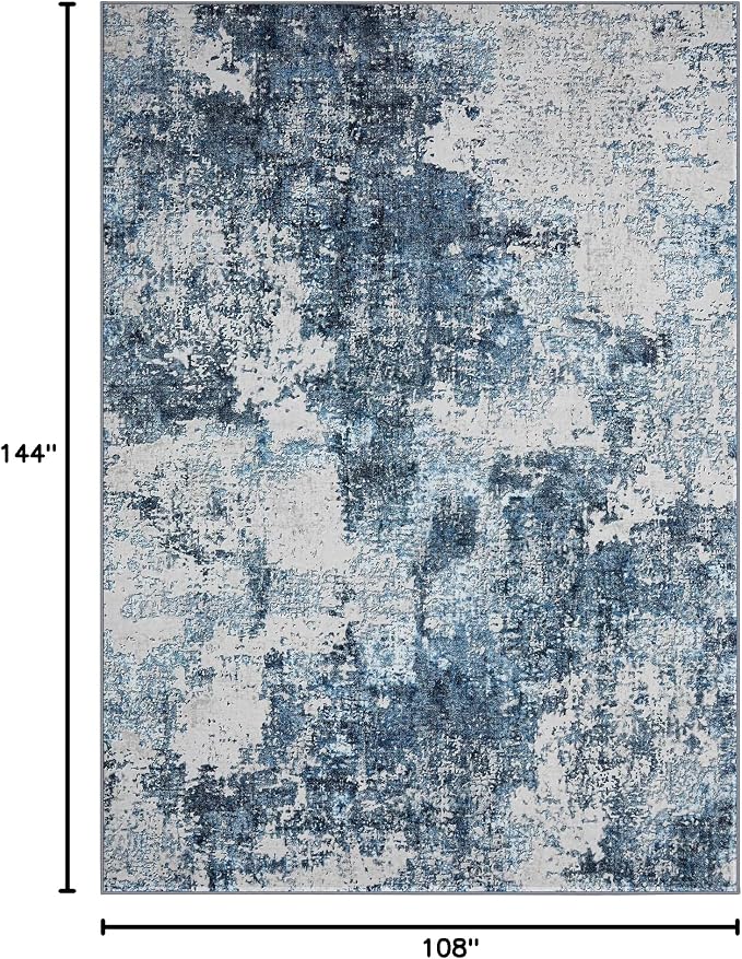 Area Rug 9x12 Living Room: Large Washable Rug - Image 2
