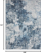 Area Rug 9x12 Living Room: Large Washable Rug - Image 2