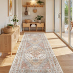 zesthome 3x8 Runner Rug Non Slip Washable by Zesthome