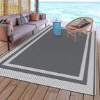 HappyTrends, Outdoor Rug, Patio Rug, Reversible Portable Outdoor Plastic Straw - Image 7