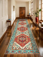 SERISSA Runner Rug for Hallways, 3x12 Washable Non Slip Kitchen Runner Rug by SERISSAHomeDecorCollection