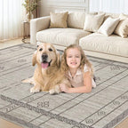 cotiled 5x7 Area Rugs Living Room Rug: Washable Boho Rugs - Image 5