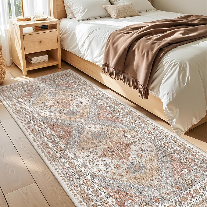 zesthome 3x8 Runner Rug Non Slip Washable - Image 3