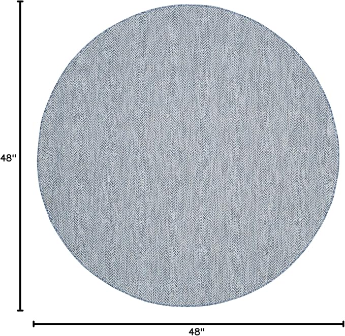 SAFAVIEH Outdoor Round Rug 4' - Image 2