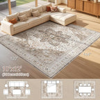 Tortania Area Rug Living Room Rugs - Image 8