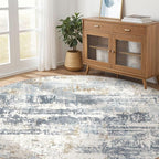 Round Rug Living Room Rugs: 8Ft Washable Circle Large Abstract Modern Soft - Image 8