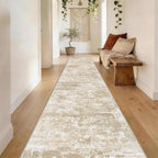 Washable Carpet Runners for Hallway 12ft-Non Slip Floor Runners for Dogs by TTelephant