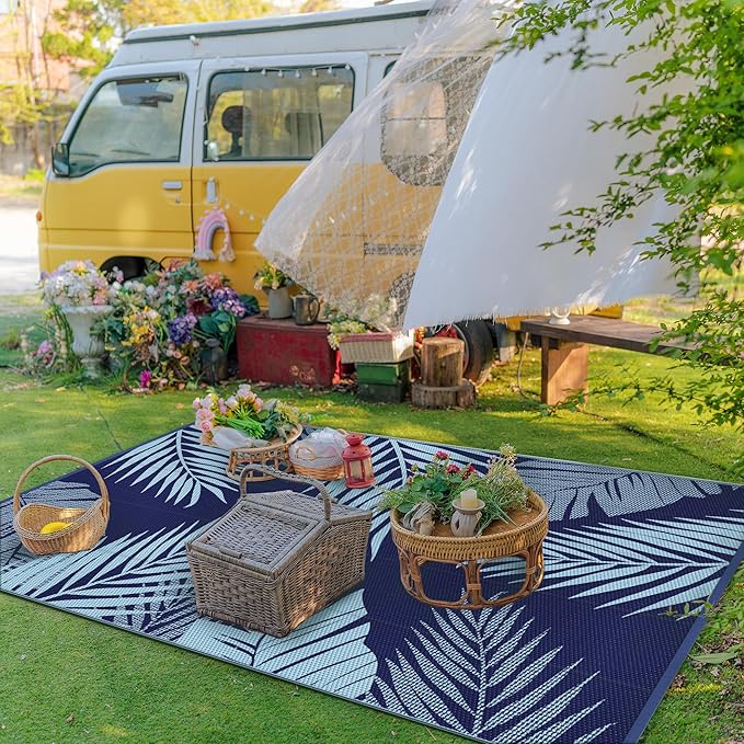 GENIMO Outdoor Rug 9' x 12' Waterproof - Image 3