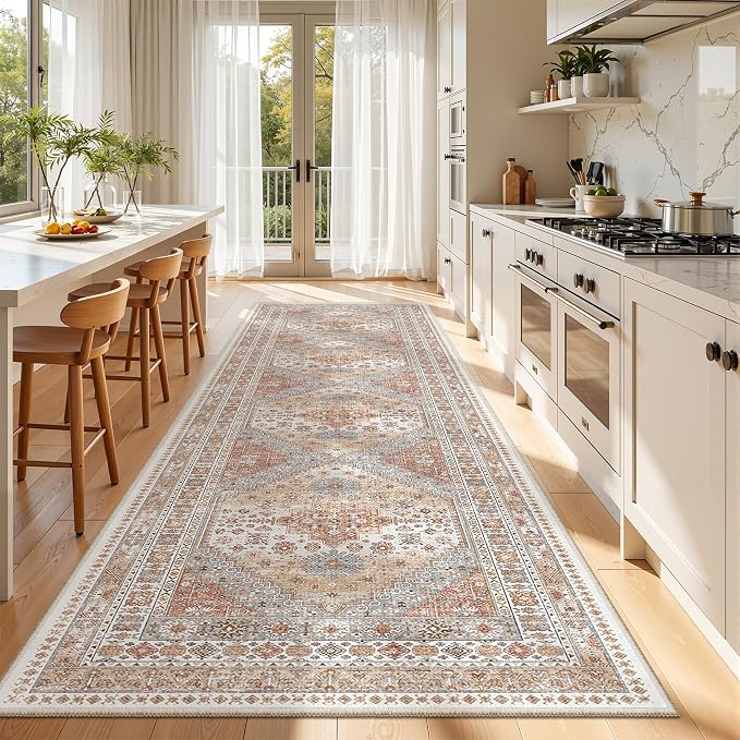 zesthome 3x12 Runner Rug for Hallway, Non-Slip Long Bathroom Rugs Runner for - Image 4