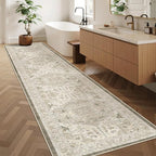 Madane Hallway Runner Rug 2'6''x12' Kitchen Runner, Non Slip Vintage Runners - Image 4