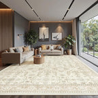 Soalmost 10x14 Area Rugs for Living Room, Non Slip Machine Washable Vintage Rugs - Image 2