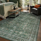 DCX Green 6x9 Rug, Kid & Pet Friendly - Image 2