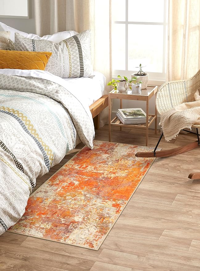 Lahome 2x4 Washable Runner Rug for Hallway, Non Slip Runner Rug, Easy Clean - Image 7