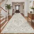 Madane 4x12 Wide Hallway Runners: Washable 12ft Runner Rug by Madane