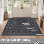 BEQHAUSE Dirt Trapper Door Mat 48" x 72", Doormat Non-Slip Entryway Rugs - Image 2