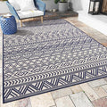 Outdoor Rug Carpet 9X12 ft, Flatweave Textured Outdoor Patio Rug Non Slip by MontVoo