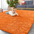 OLANLY Area Rugs for Living Room Bedroom, Machine Washable 4x5.9 ft Soft Fluffy by OLANLY