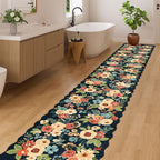DUKINO 2x12 Runner Rug for Hallway, Soft Floral Washable Kitchen Runner Rug - Image 9